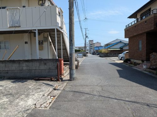 前面道路（位置指定道路）市道黒渕線方面(周辺)